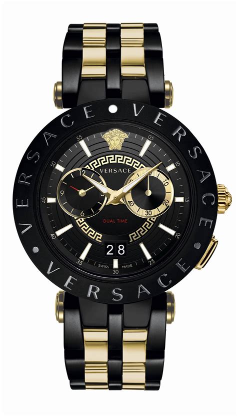 versace uhr schwarz herren|Uhren für Herren .